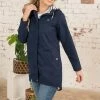 Lighthouse Beachcomber Long Jacket -NAVY