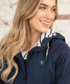 Lighthouse Beachcomber Long Jacket -NAVY