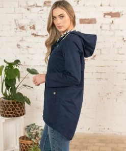 Lighthouse Beachcomber Long Jacket -NAVY