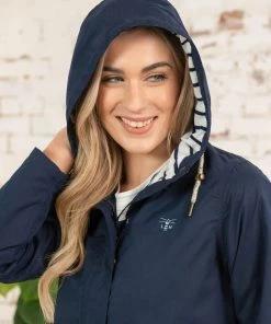 Lighthouse Beachcomber Long Jacket -NAVY