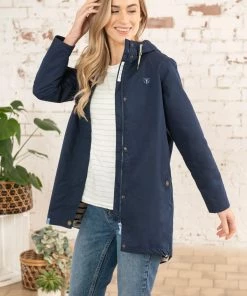 Lighthouse Beachcomber Long Jacket -NAVY