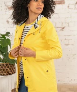 Lighthouse Beachcomber Long Jacket -DANDELION Ladies Jackets & Bodywarmers