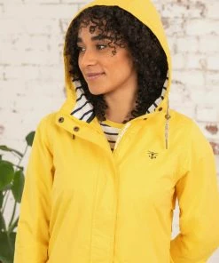 Lighthouse Beachcomber Long Jacket -DANDELION Ladies Jackets & Bodywarmers
