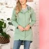 Lighthouse Beachcomber Long Jacket -PISTACHIO Ladies Jackets & Bodywarmers