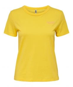 Jacqueline De Yong MICHIGAN Tee -YELLOW