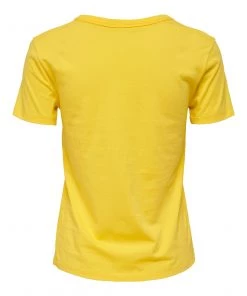 Jacqueline De Yong MICHIGAN Tee -YELLOW
