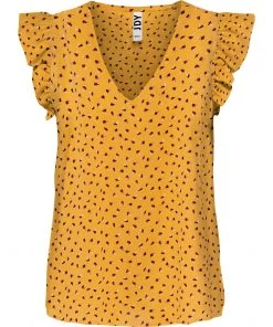 Jacqueline De Yong NOLIA Top -GOLD Ladies Polos, Tees & Shirts