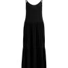 Ladies Dresses & Skirts Pieces NEORA Midi Dress -BLACK