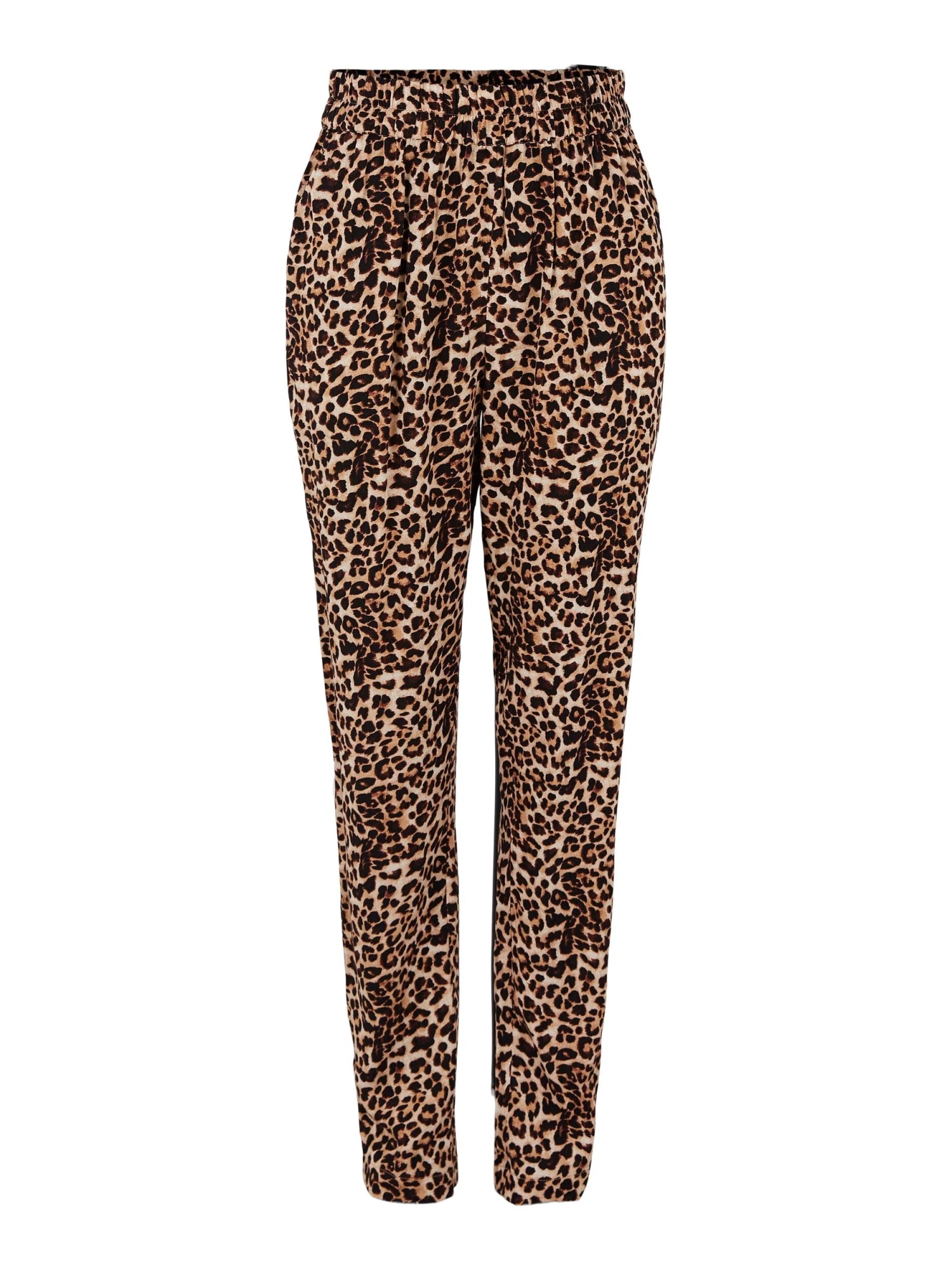 Pieces NYA Mid Waist Trouser -LEOPARD Ladies Trousers & Shorts