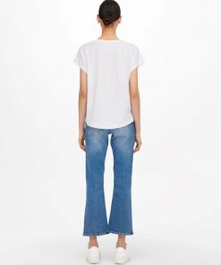 Only Play Ladies Polos, Tees & Shirts OnlyPlay MIMA Loose Tee -WHITE