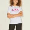 Ladies Polos, Tees & Shirts JJXX ANNA Tee -BRIGHT WHITE