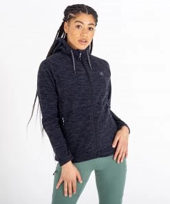 Ladies Fleeces & Midlayers Dare2b Ladies Out&Out Fleece -BLACK