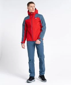Mens Jackets & Bodywarmers Dare2b Mens Diluent Era Jacket -RED