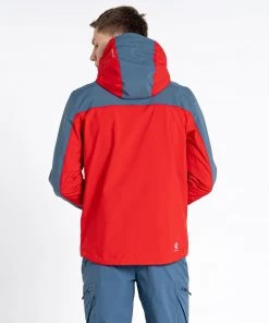 Mens Jackets & Bodywarmers Dare2b Mens Diluent Era Jacket -RED