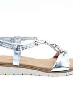 Heavenly Feet Miami Sandal -SILVER