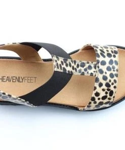Heavenly Feet Ritz Sandal -LEOPARD (5 Only)