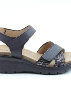 Heavenly Feet Fiji Sandal -BLACK Ladies Footwear