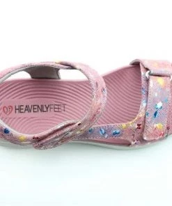 Heavenly Feet Oyster Sandal -PINK Ladies Footwear