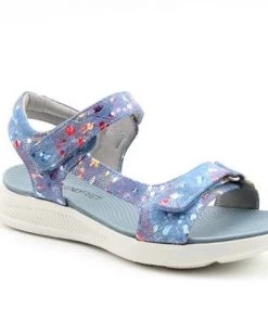 Heavenly Feet Oyster Sandal -DENIM BLUE
