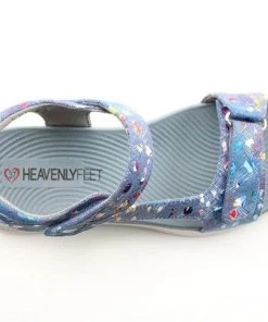 Heavenly Feet Oyster Sandal -DENIM BLUE