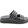 Heavenly Feet Quilt Sandal -BLACK