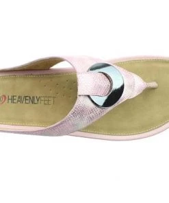 Ladies Footwear Heavenly Feet Charm Sandal -PINK