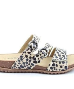 Ladies Footwear Heavenly Feet Troupe Sandal -LEOPARD
