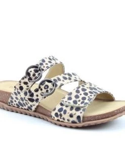 Ladies Footwear Heavenly Feet Troupe Sandal -LEOPARD