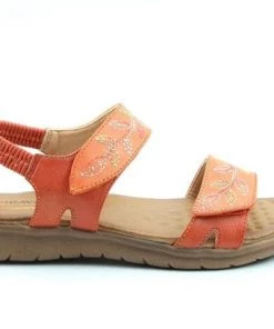 Heavenly Feet Woodland Sandal -ORANGE
