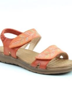 Heavenly Feet Woodland Sandal -ORANGE