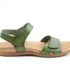 Ladies Footwear Heavenly Feet Lakewood Sandal -FOREST GREEN
