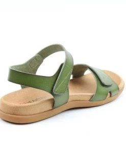Ladies Footwear Heavenly Feet Lakewood Sandal -FOREST GREEN