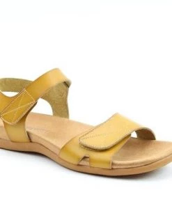 Heavenly Feet Lakewood Sandal -MUSTARD Ladies Footwear