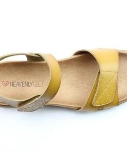 Heavenly Feet Lakewood Sandal -MUSTARD Ladies Footwear