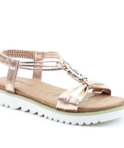 Ladies Footwear Heavenly Feet Lilly Sandal -ROSE