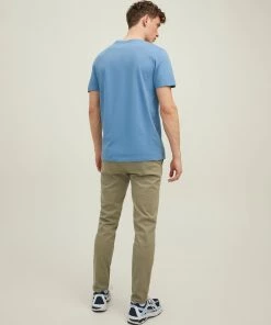 Jack & Jones JCOPHIL Tee -RIVIERA Mens Polos, Tees & Shirts
