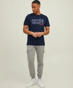 Jack & Jones JCOPHIL Tee -NAVY BLAZER