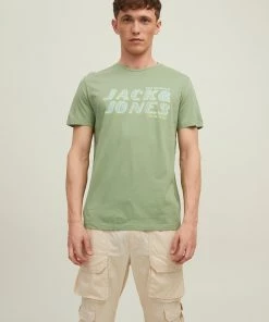 Jack & Jones JCOPHIL Tee -LODEN Mens Polos, Tees & Shirts