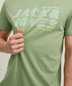 Jack & Jones JCOPHIL Tee -LODEN Mens Polos, Tees & Shirts