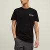 Jack & Jones JCOCLUB Tee -BLACK Mens Polos, Tees & Shirts