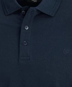 Jack & Jones JPRBLALOGO Polo -NEW NAVY Mens Polos, Tees & Shirts