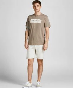 Jack & Jones JORFLOWER Tee -BROWN