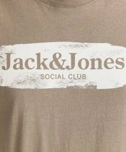 Jack & Jones JORFLOWER Tee -BROWN