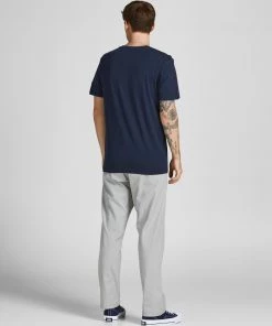 Jack & Jones JORFLOWER Tee -NAVY BLAZER Mens Polos, Tees & Shirts