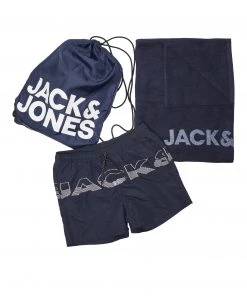 Jack & Jones JNR Jack & Jones JPSTSUMMER Boys Beach Pack -NAVY BLAZER Beach Towels, Changing Robes & Ponchos