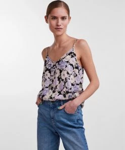 Ladies Polos, Tees & Shirts Pieces NYA Vest Top -LAVENDULA