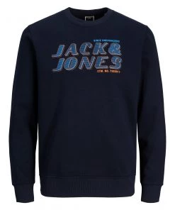 Jack & Jones JCOPHIL Sweatshirt -NAVY BLAZER Mens Hoodies & Sweatshirts