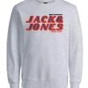 Mens Hoodies & Sweatshirts Jack & Jones JCOPHIL Sweatshirt -LIGHT GREY MELANGE