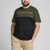 Jack & Jones JJEURBAN Plus Size Tee -FOREST NIGHT Mens Plus Size