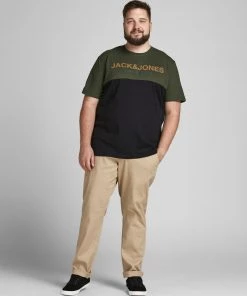 Jack & Jones JJEURBAN Plus Size Tee -FOREST NIGHT Mens Plus Size